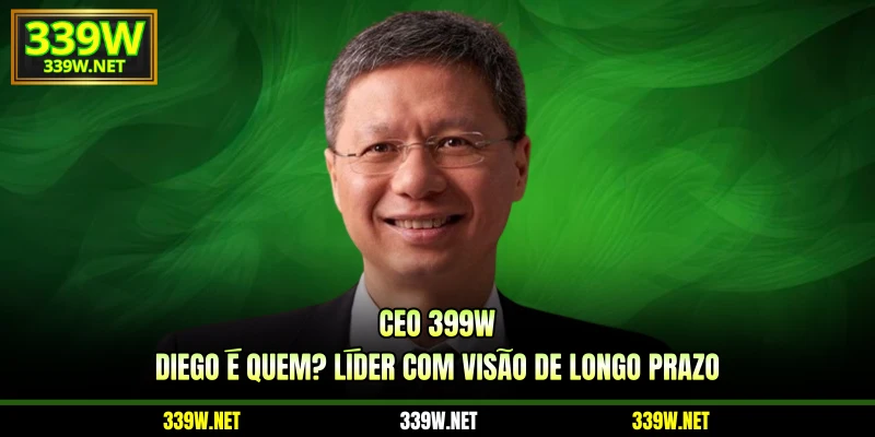 CEO 399W - Diego é um líder talentoso que impulsionou a marca com transparência, tornando-a referência forte no mercado de entretenimento online.