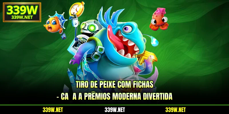 Tiro de peixe com fichas oferece sistema variado de criaturas marinhas